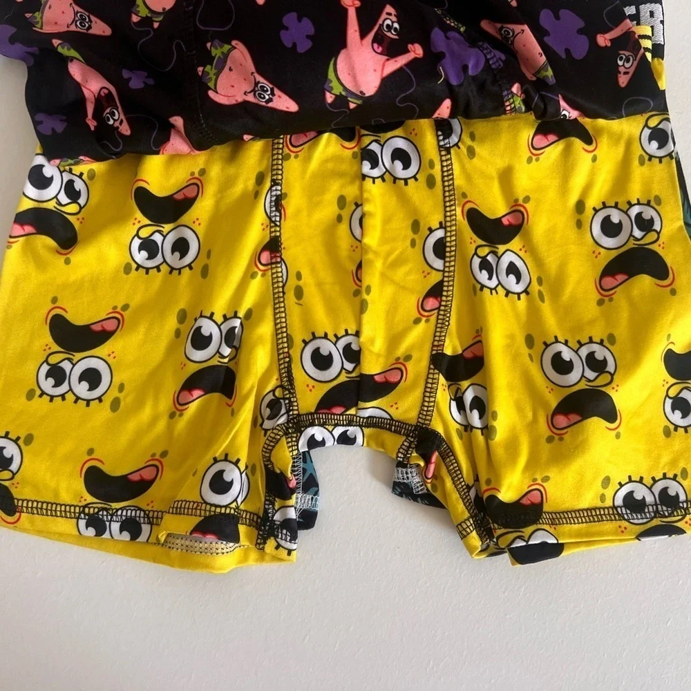 Nickelodeon SpongeBob SquarePants Boys' Boxer Briefs 3 - Black and Yellow